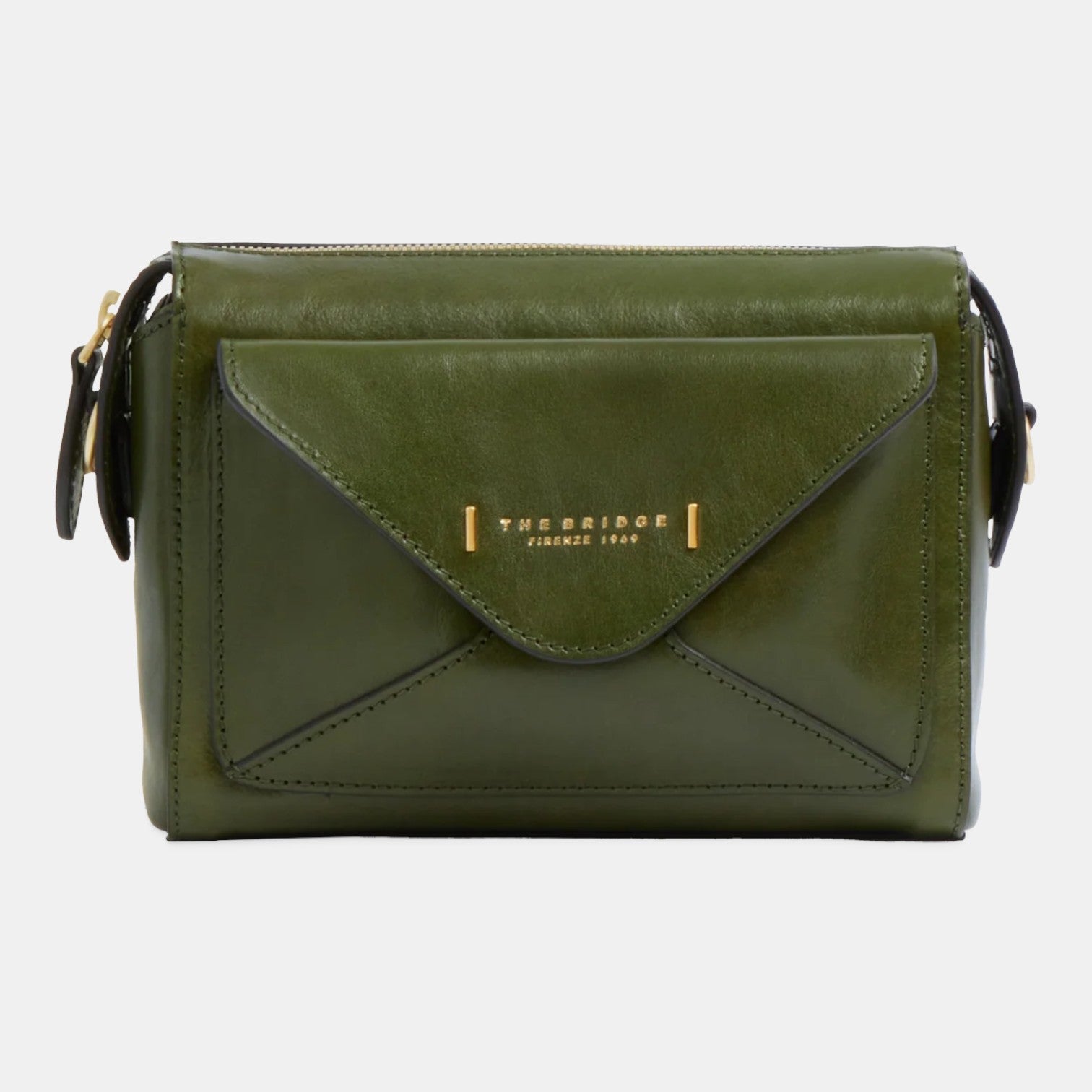 Borsa tracolla pelle chiusa con zip