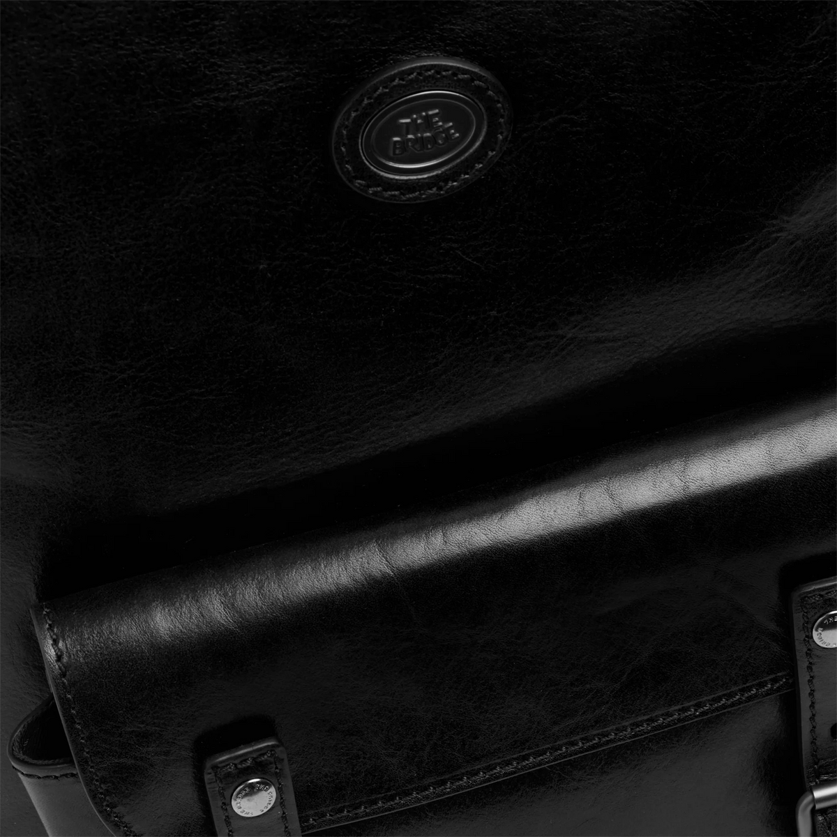 Zaino in pelle uomo due zip Galileo