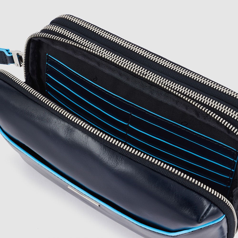 Pochette 2 scomparti con portacarte