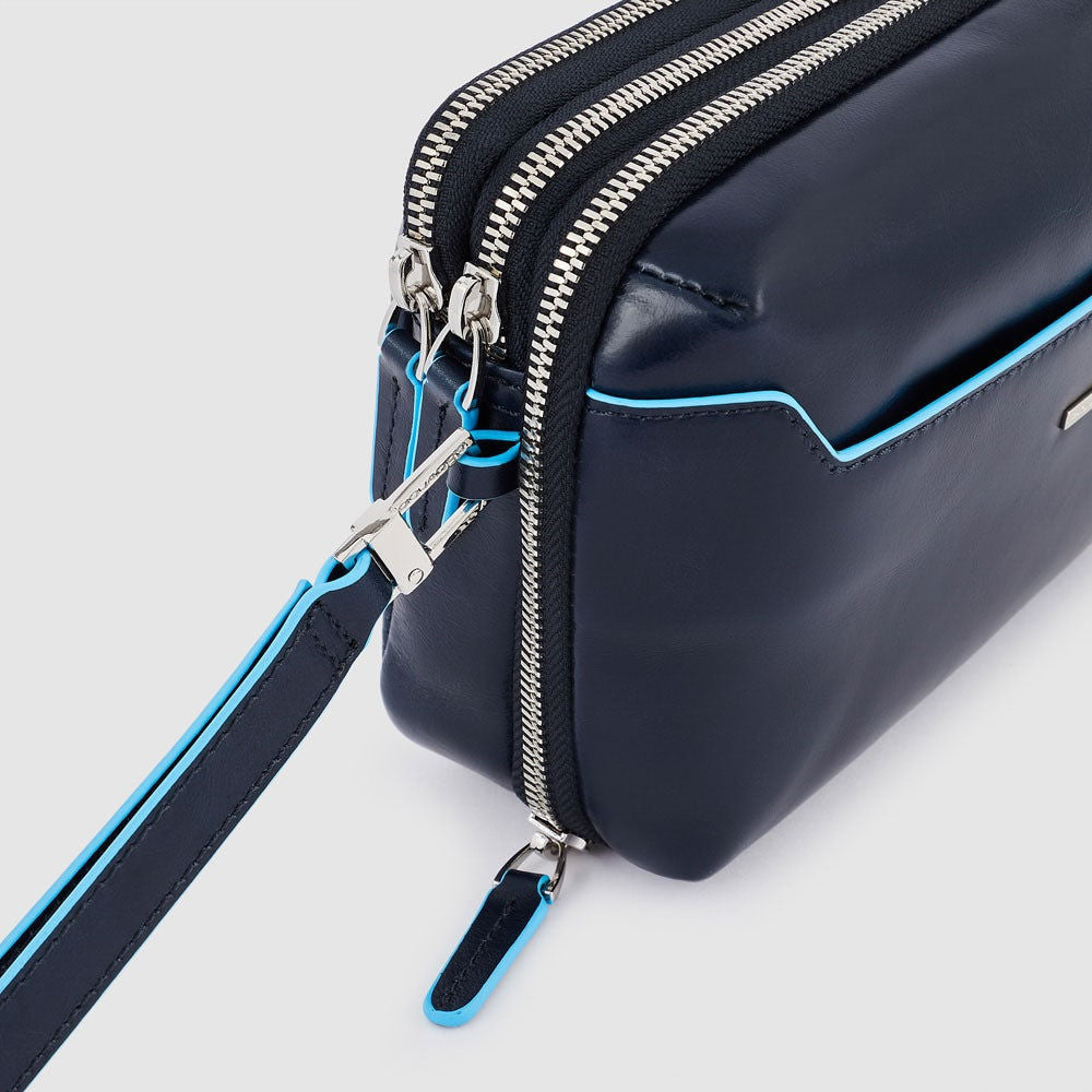 Pochette 2 scomparti con portacarte
