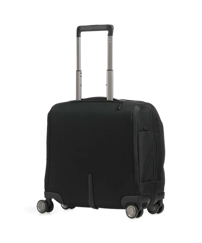 Cartella trolley porta pc e porta iPad® in tessuto e pelle