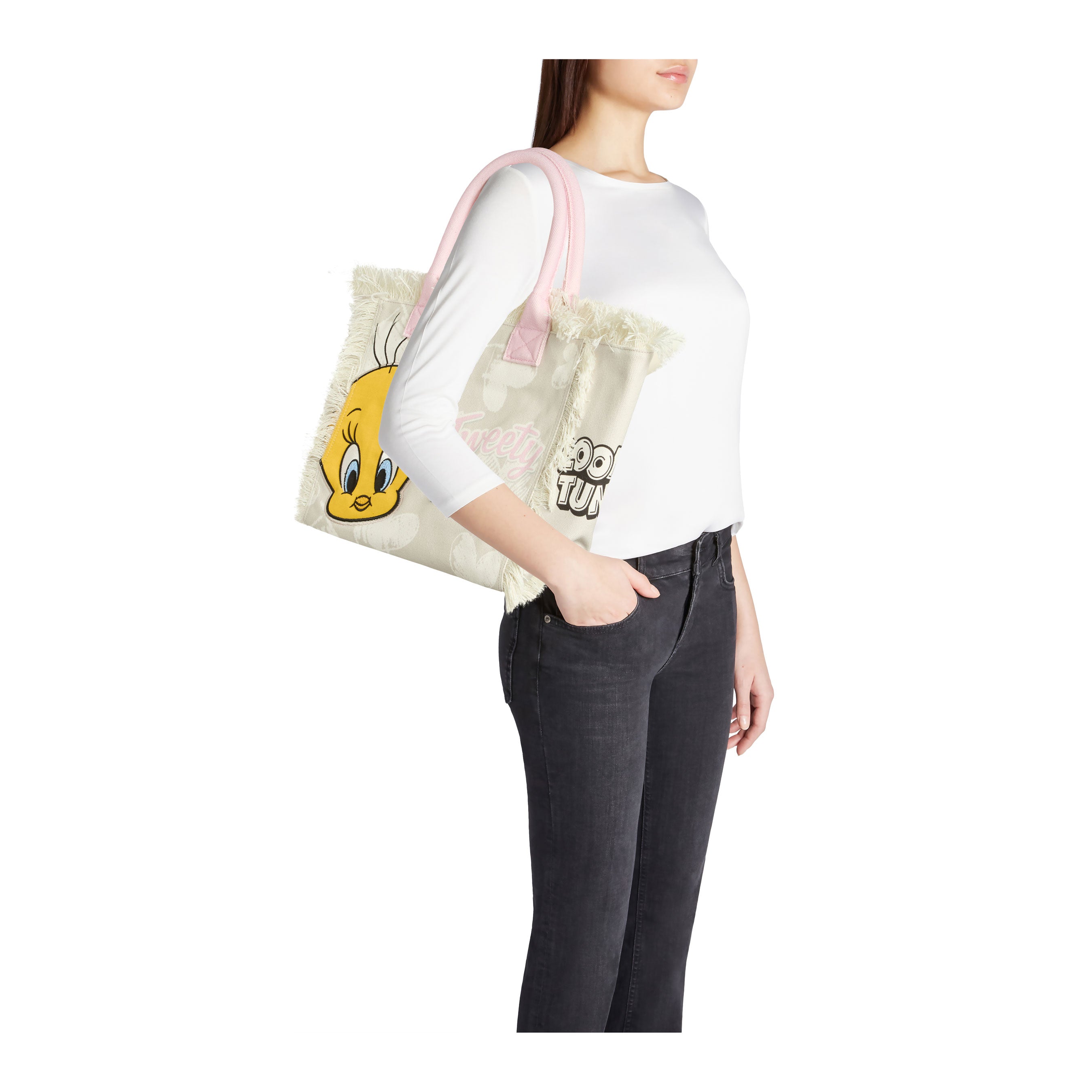 Borsa Braccialini Summer Tessuto e canvas