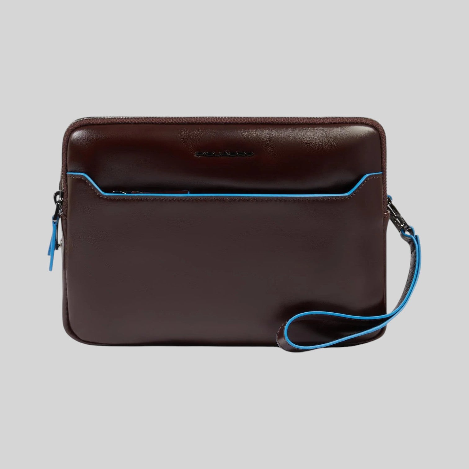 Pochette uomo con chiusura a impronta digitale