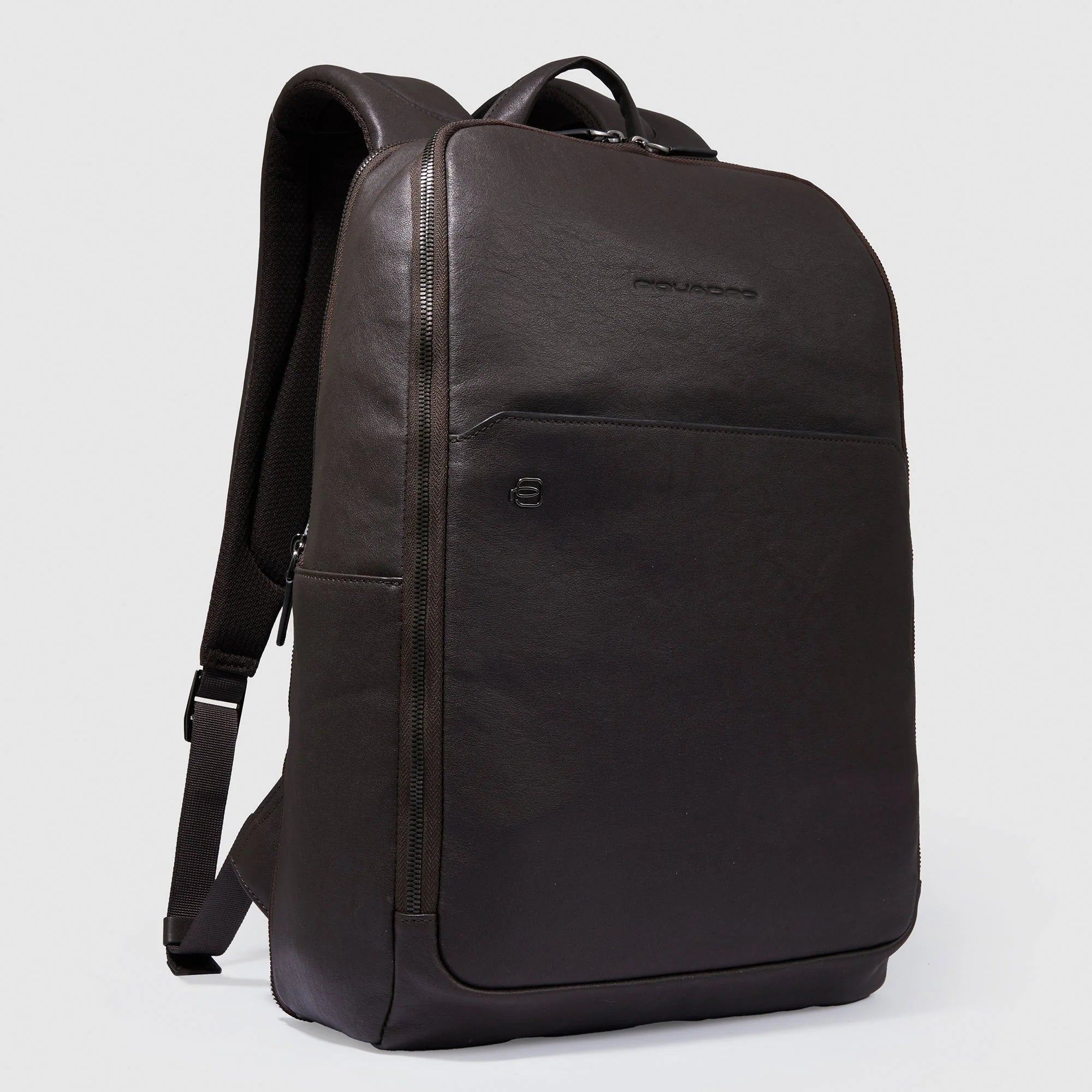 Zaino in pelle porta PC 15,6'' con fast check