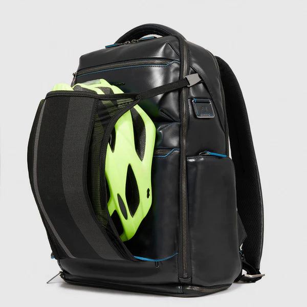 Zaino 2 comparti in pelle porta PC 15,6''