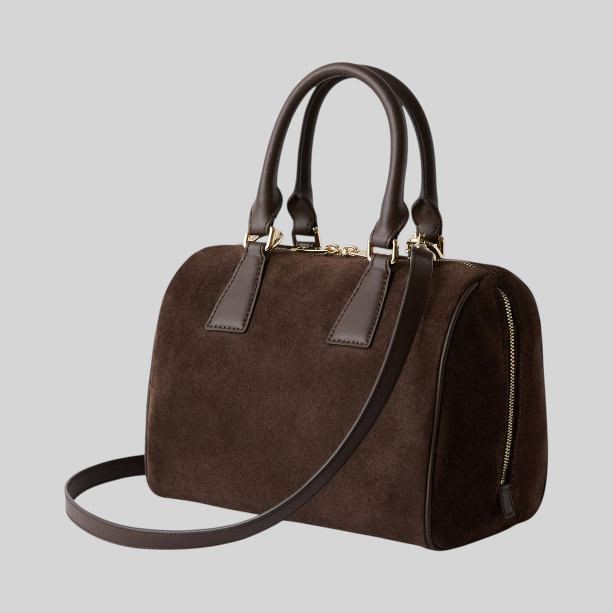 Furla Olivia Boston in pelle scamosciata