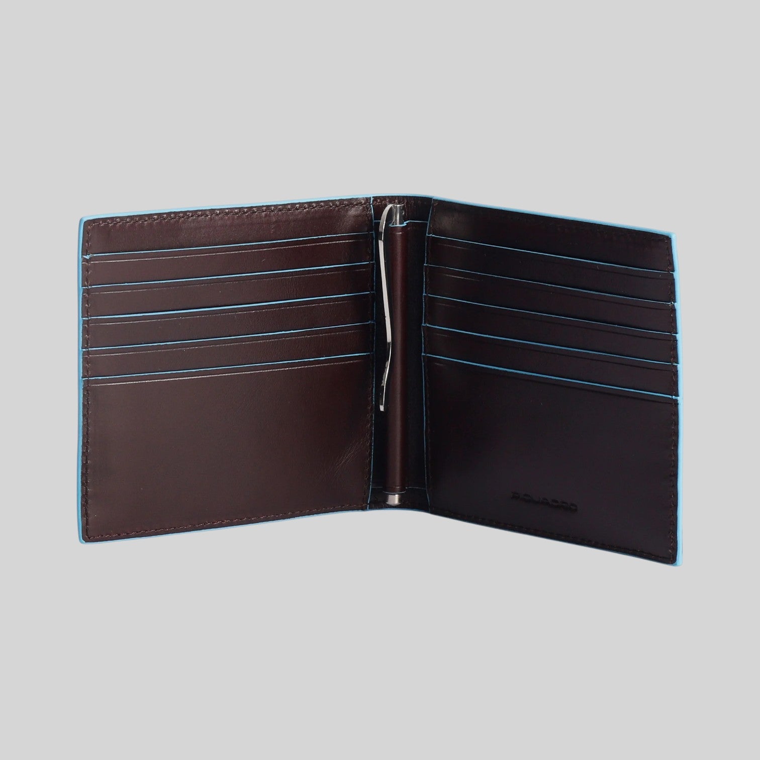Portafogli con molla porta banconote linea bluesquare