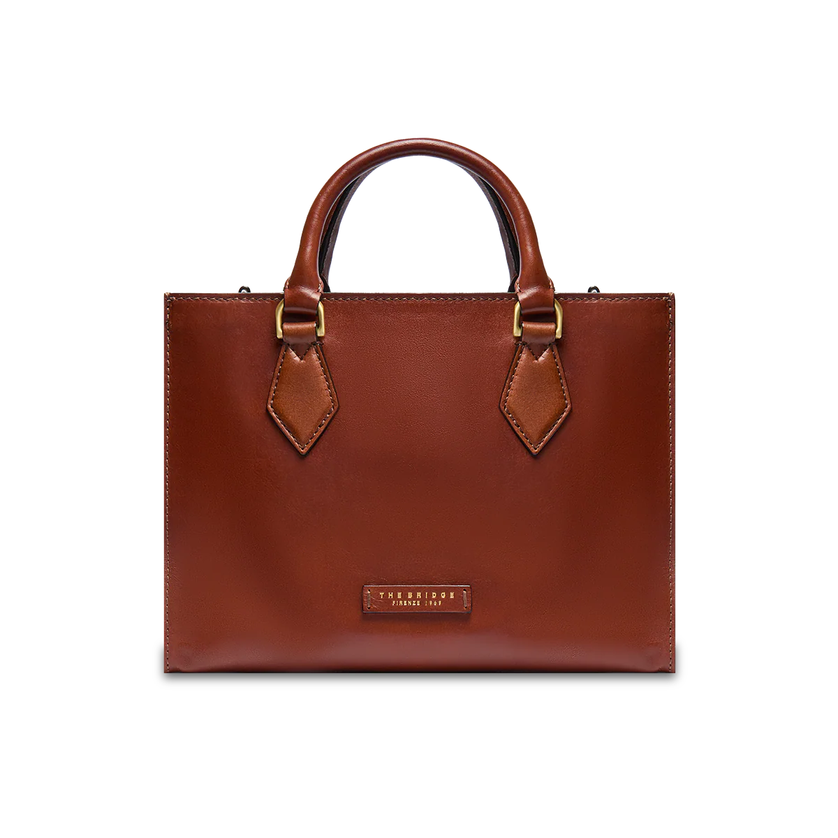 Borsa a mano in pelle con tracolla removibile