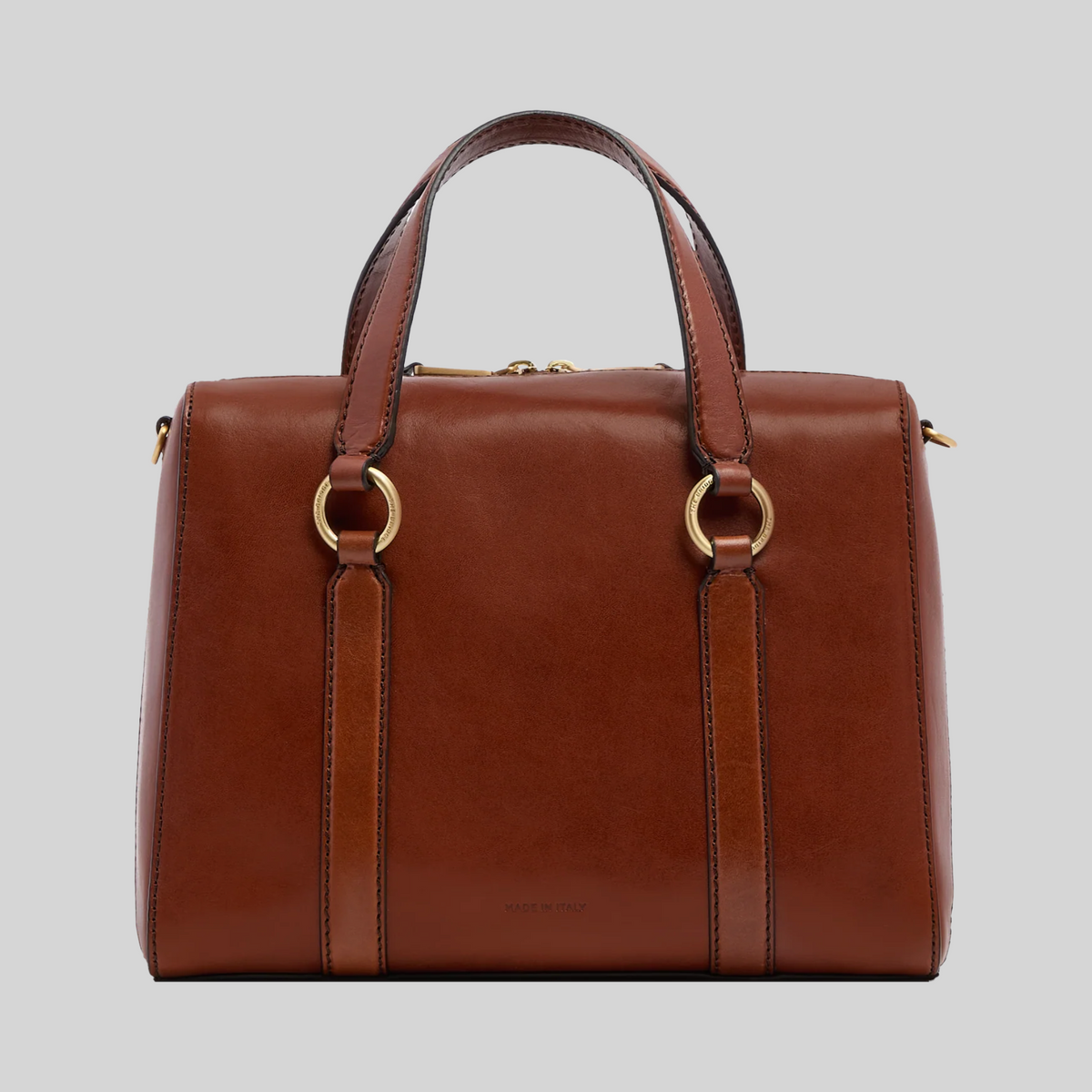 Borsa grande a mano in pelle con tracolla