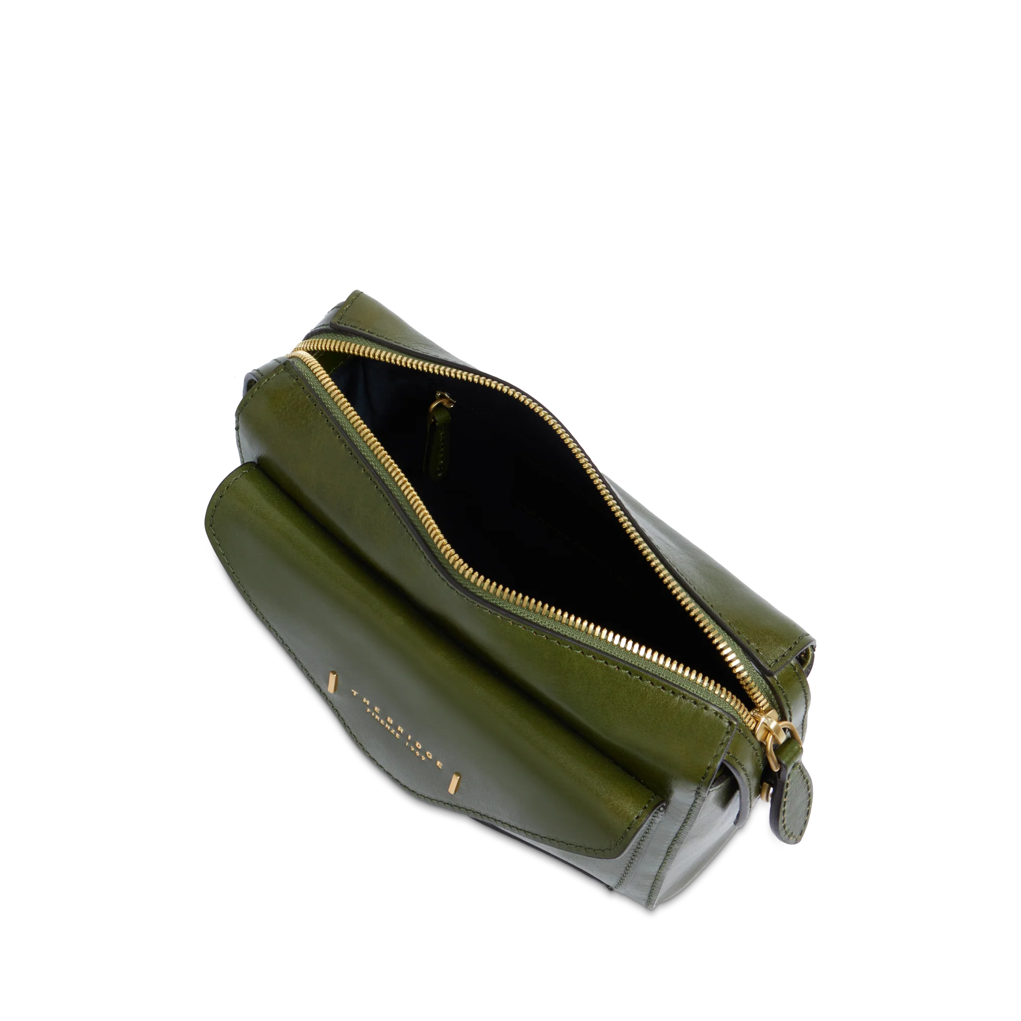 Borsa tracolla pelle chiusa con zip