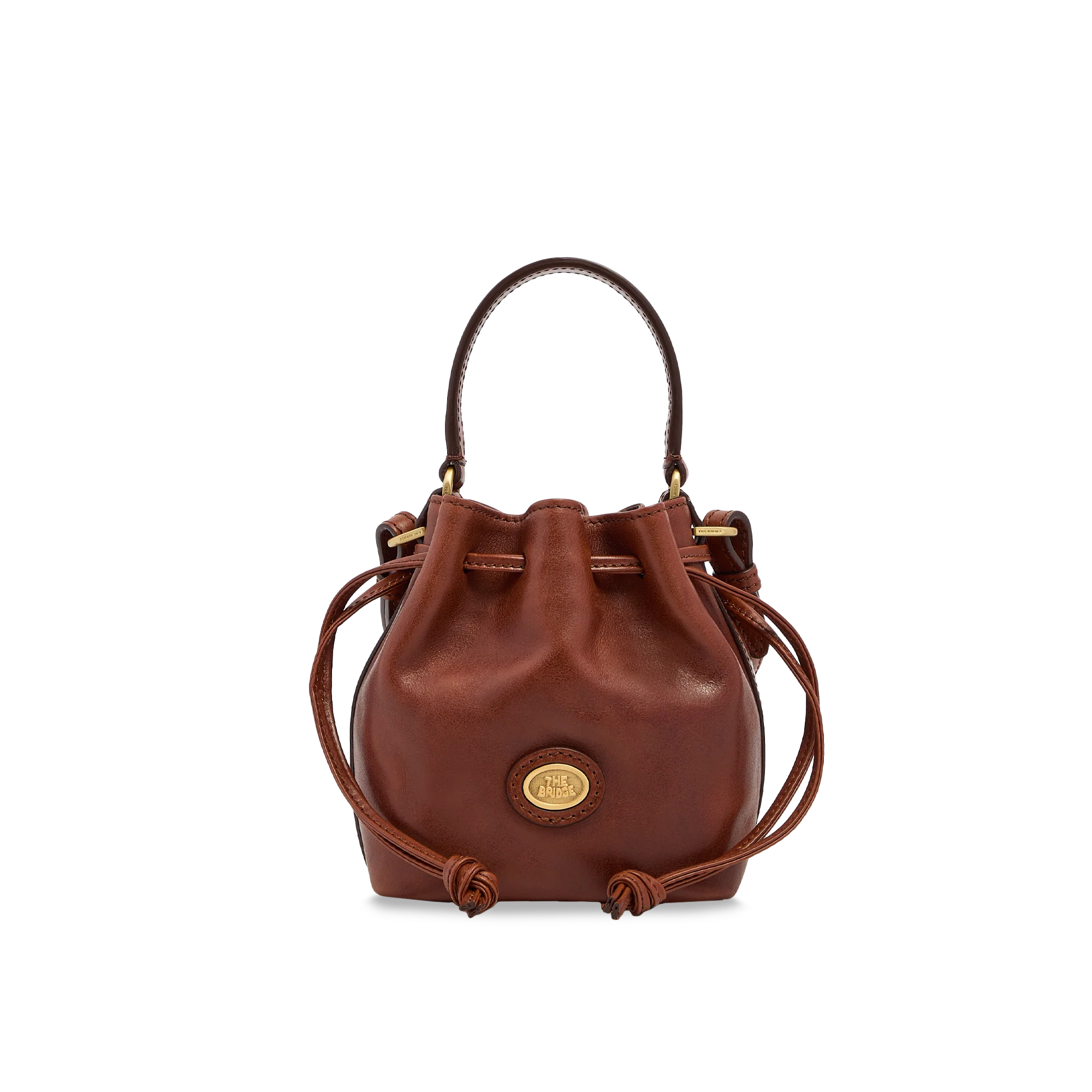 Borsa secchiello pelle con tracolla mini size