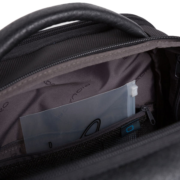 Zaino Porta Pc e Porta Ipad® In Pelle e Tessuto Riciclato