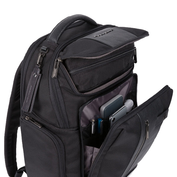 Zaino Porta Pc e Porta Ipad® In Pelle e Tessuto Riciclato