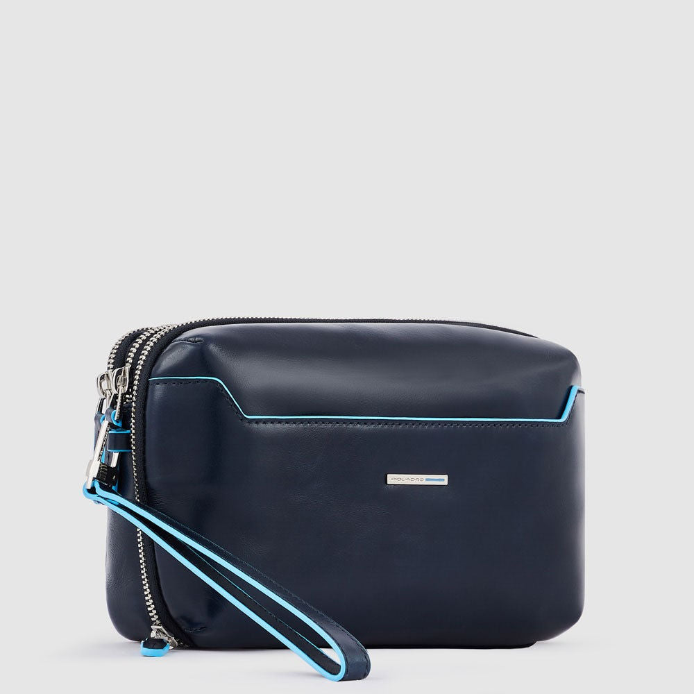 Pochette 2 scomparti con portacarte