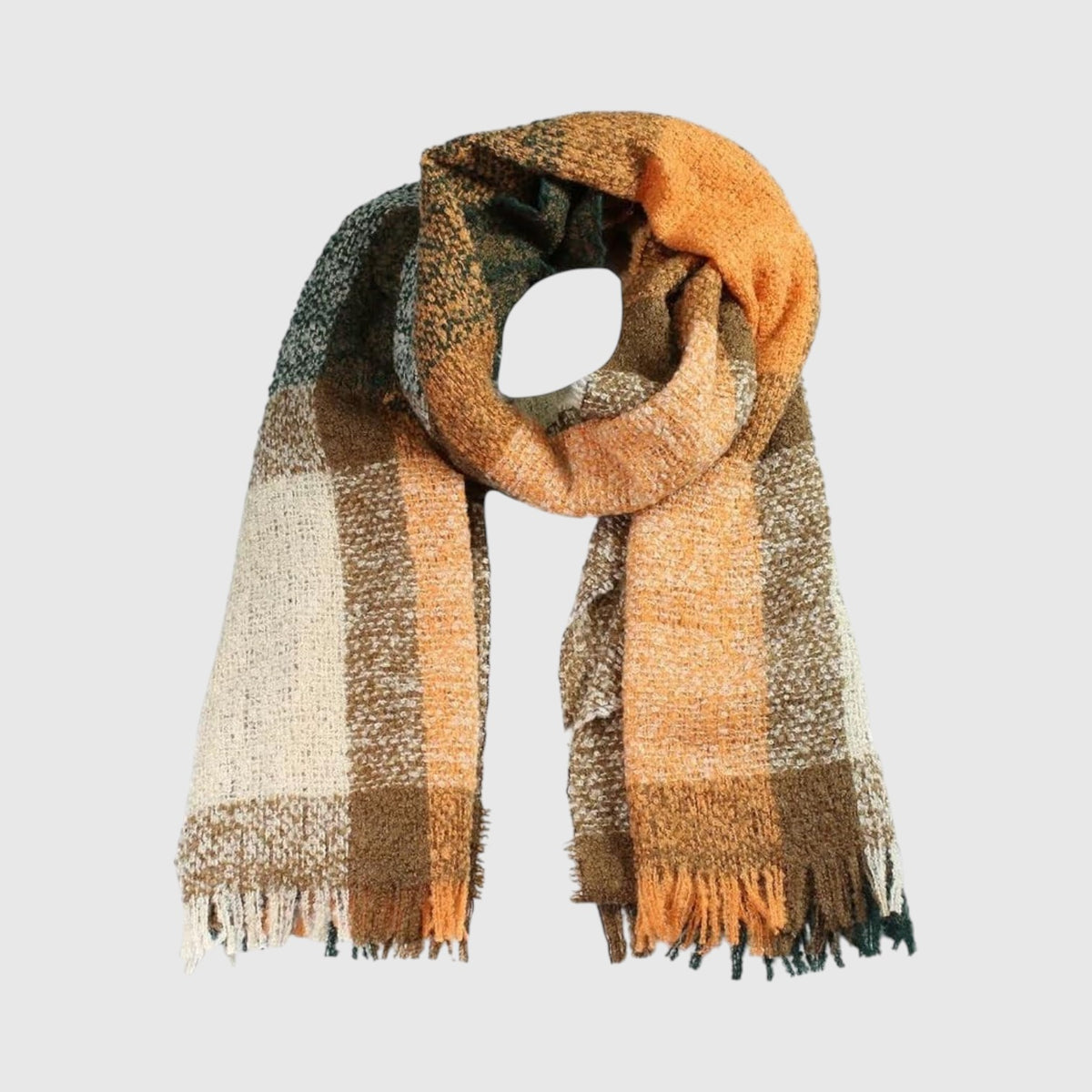 Wool-blend scarf 200 cm