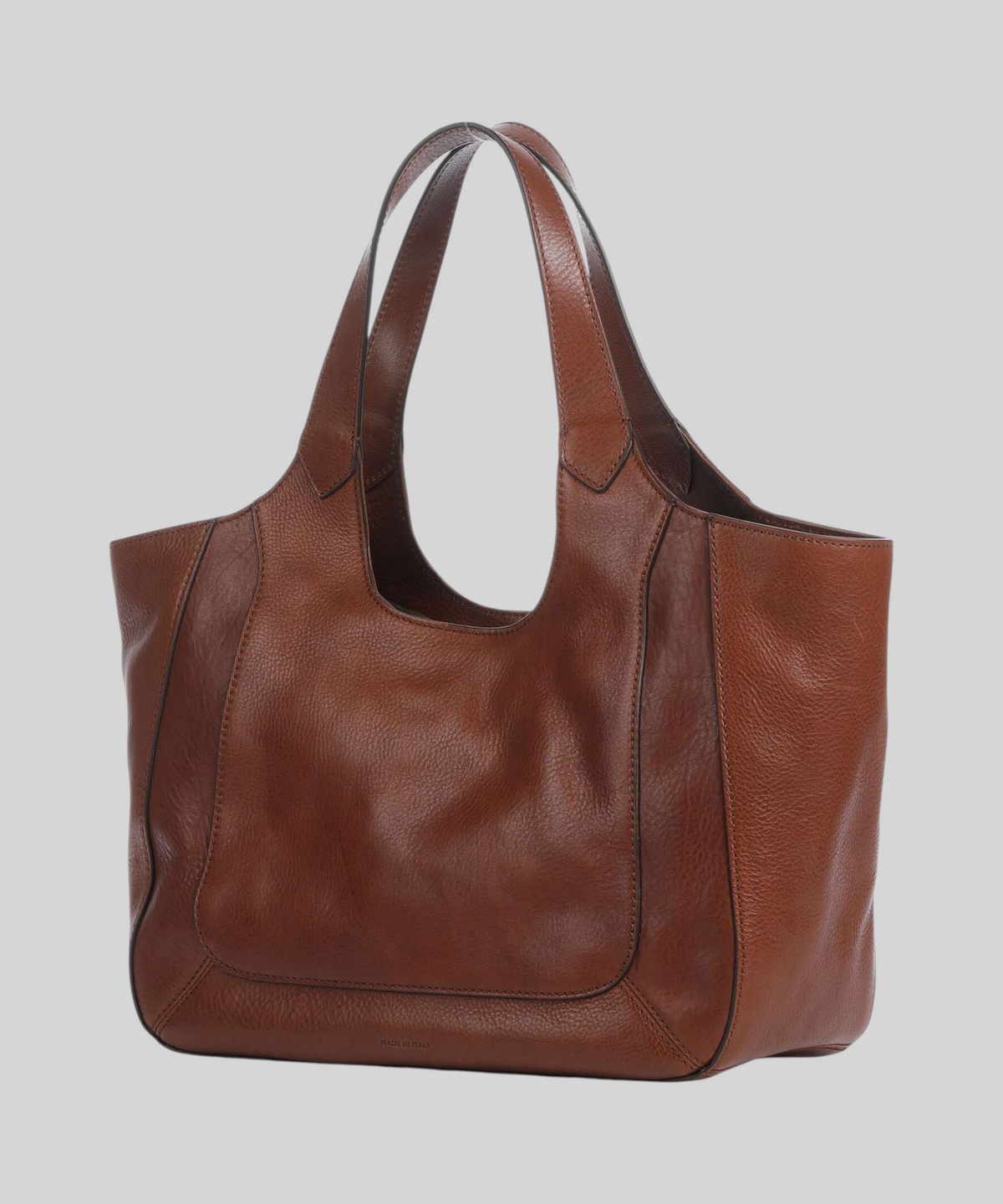 Borsa morbida The Bridge linea Luce, pelle granulata
