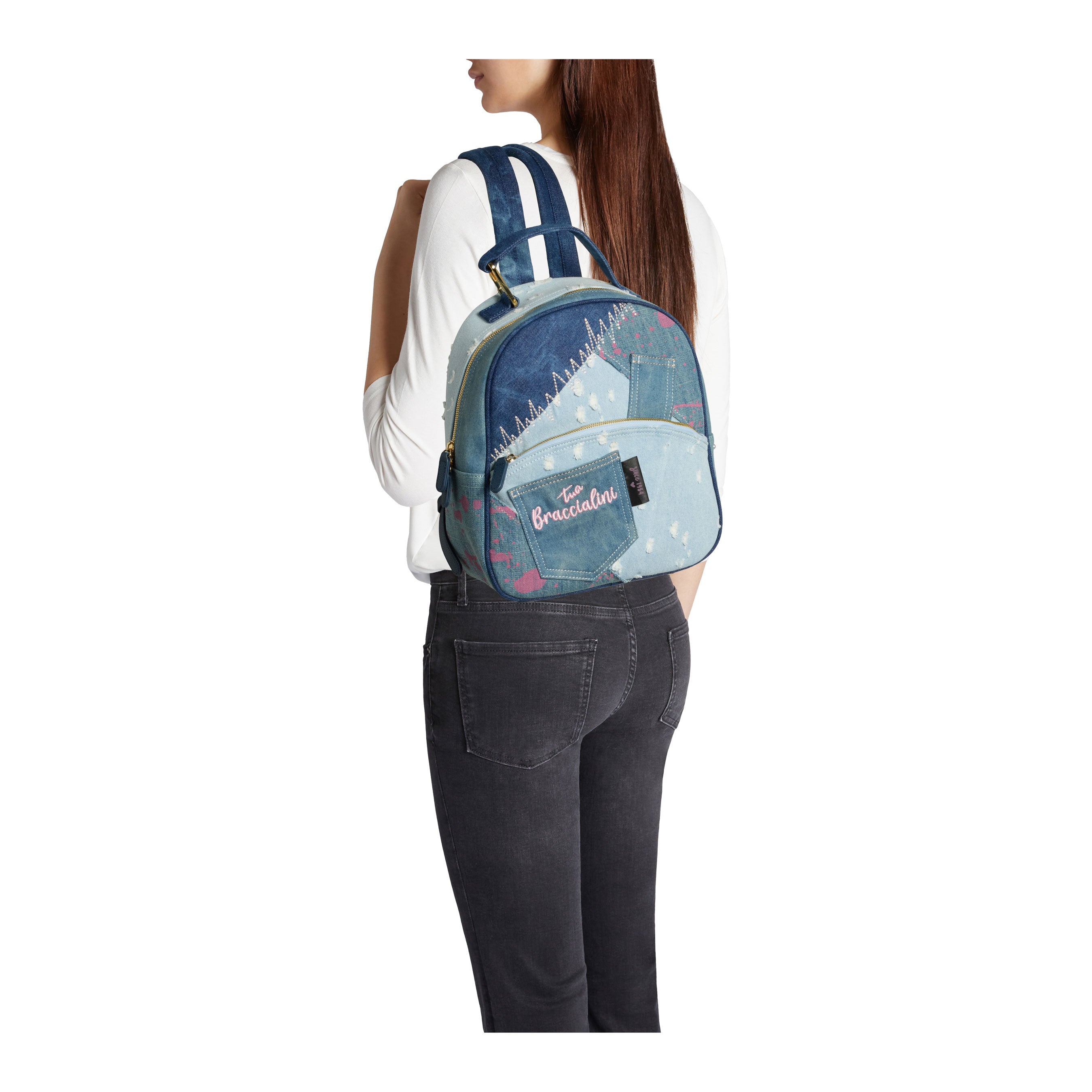 Borsa Bracciailini Amy Jeans