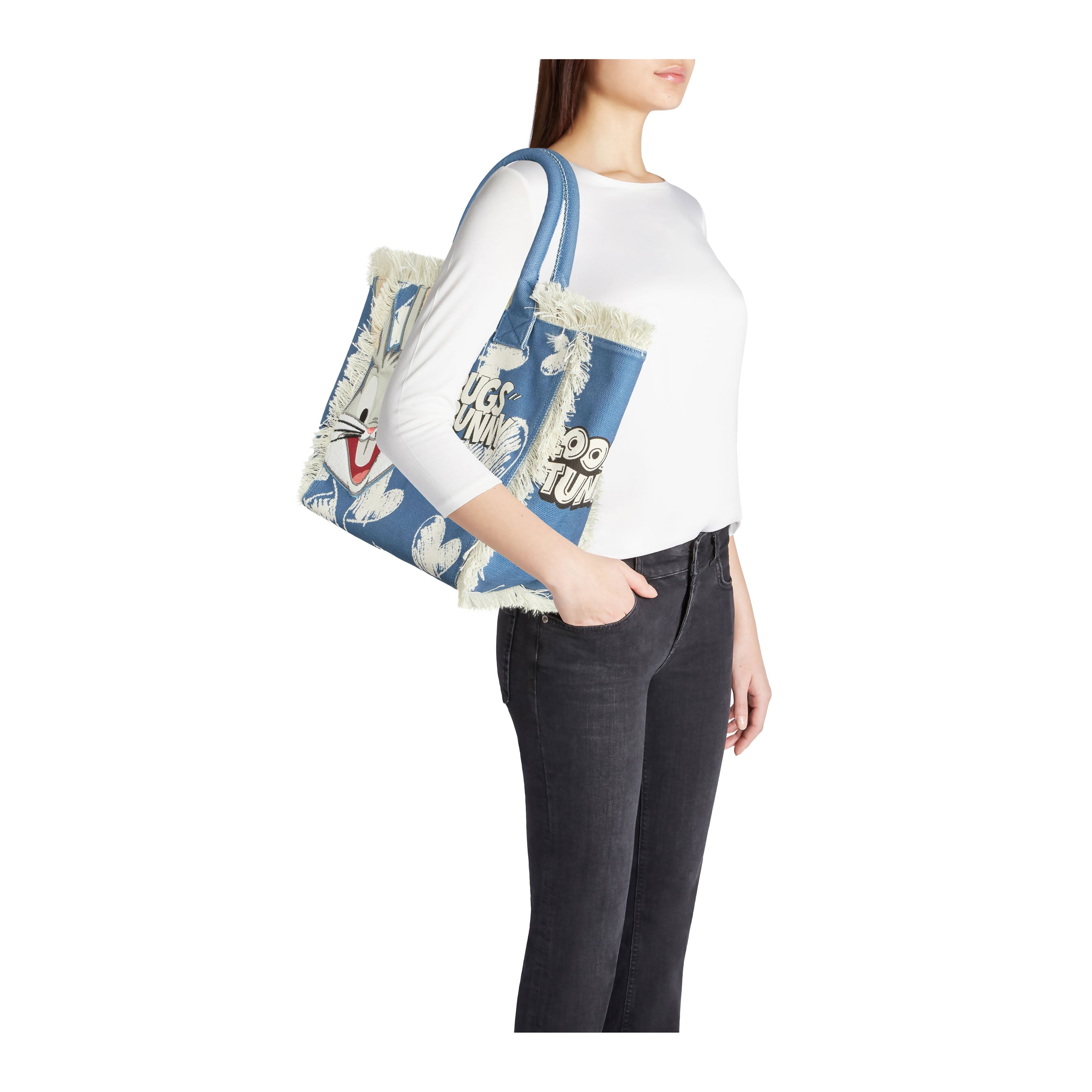 Borsa Braccialini Summer Tessuto e canvas
