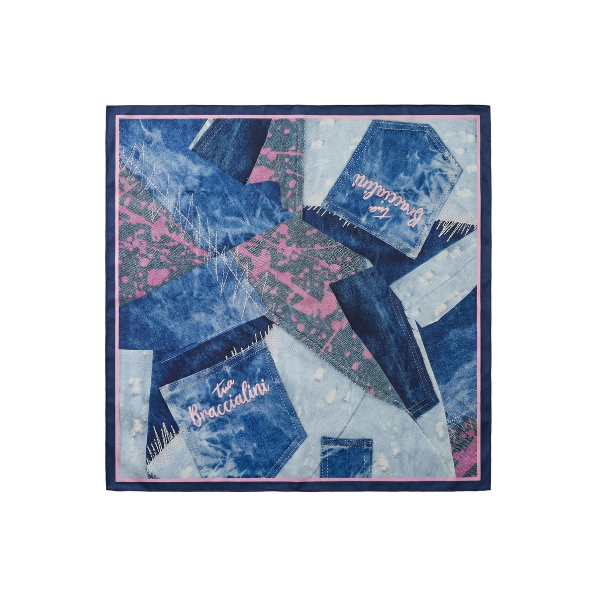 Foulard Braccialini in tessuto 90x90