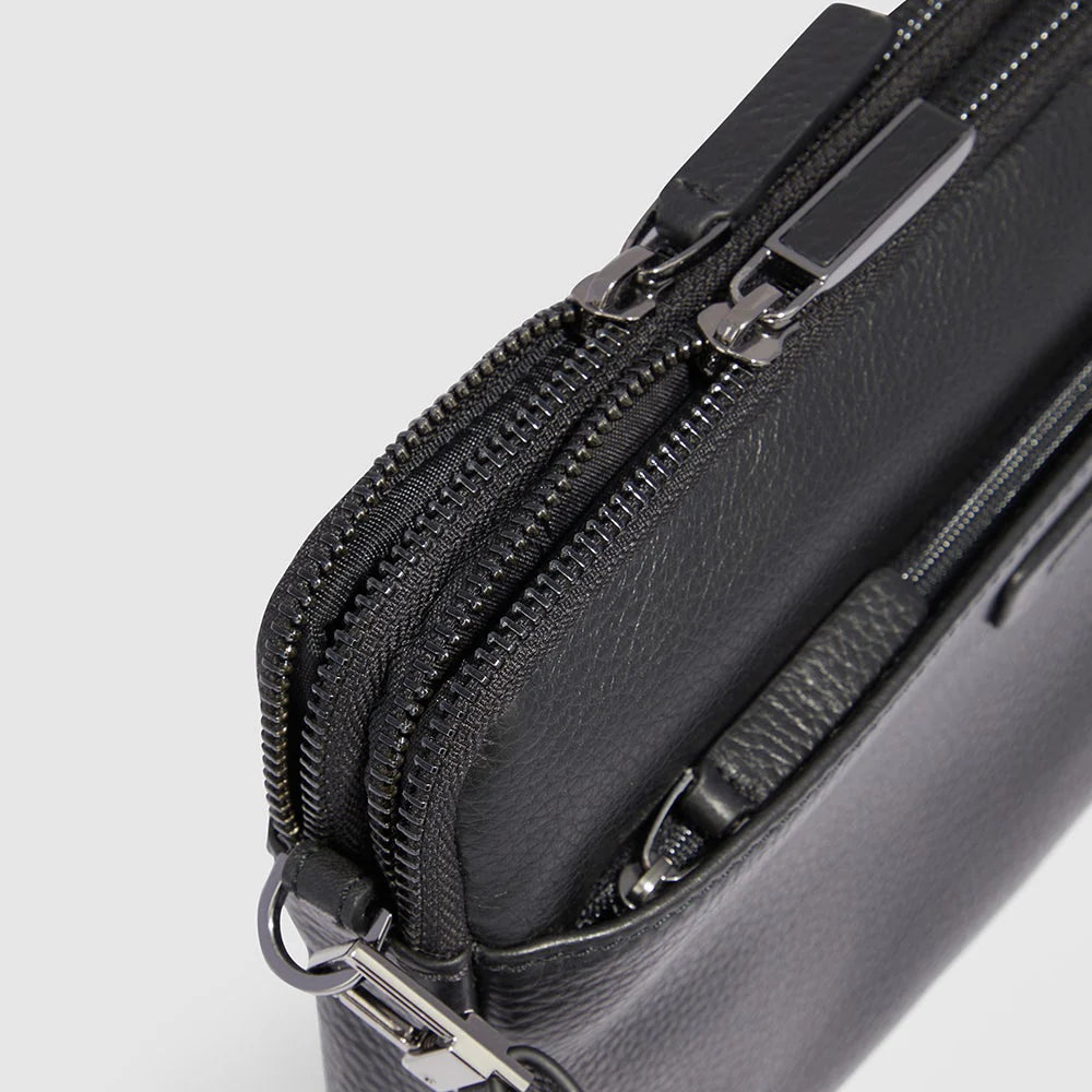 Pochette uomo porta iPad®mini in pelle con polsiera