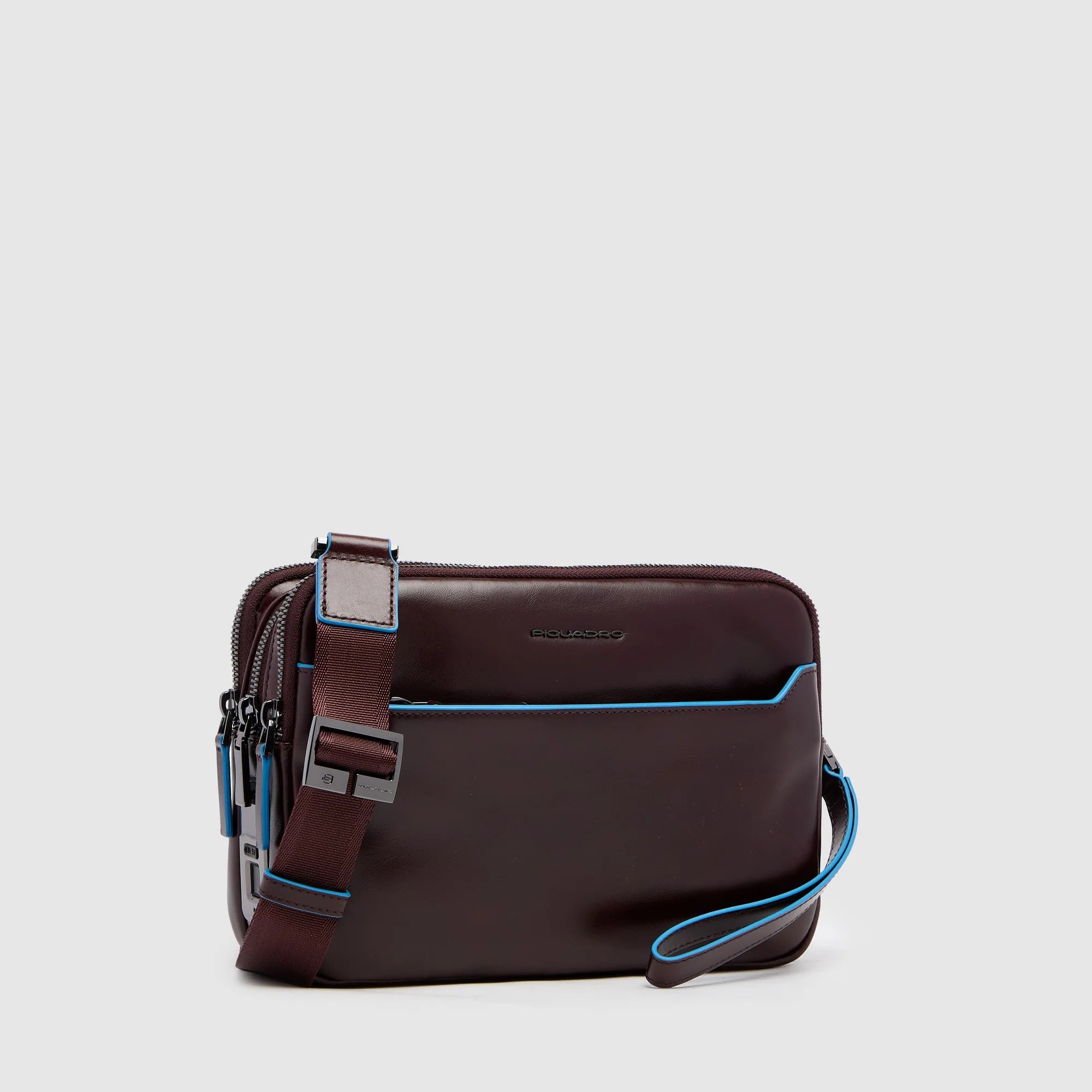 Pochette uomo con chiusura a impronta digitale
