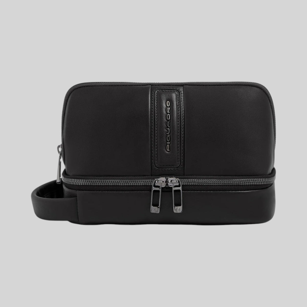 Beauty case uomo in pelle