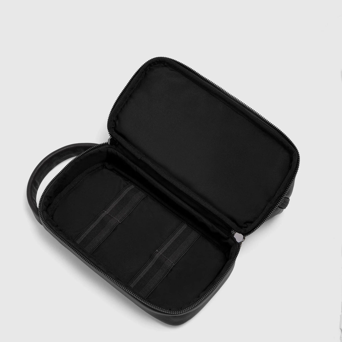 Beauty case uomo in pelle