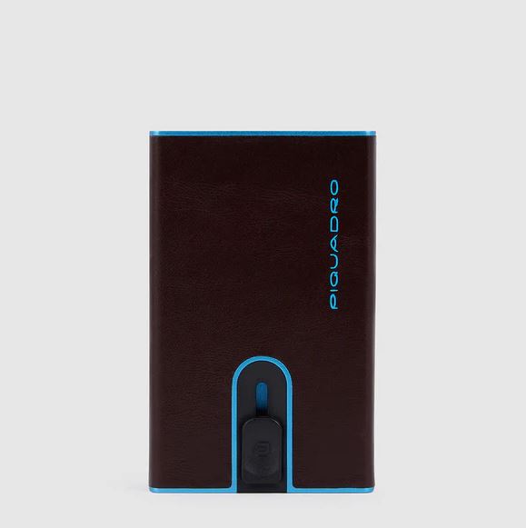 Compact wallet for banknotes and credit cards