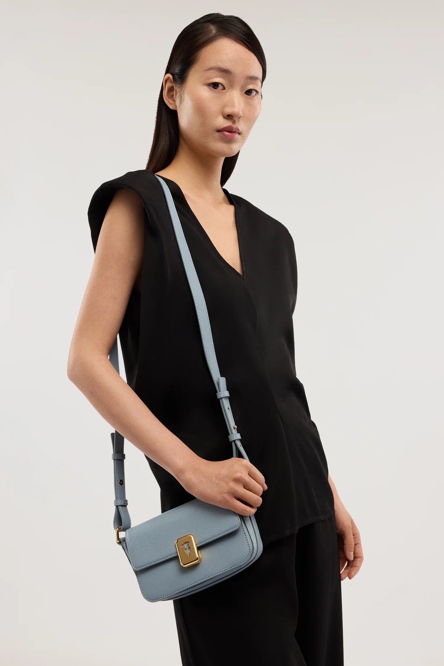Borsa a tracolla Cameo mini in pelle