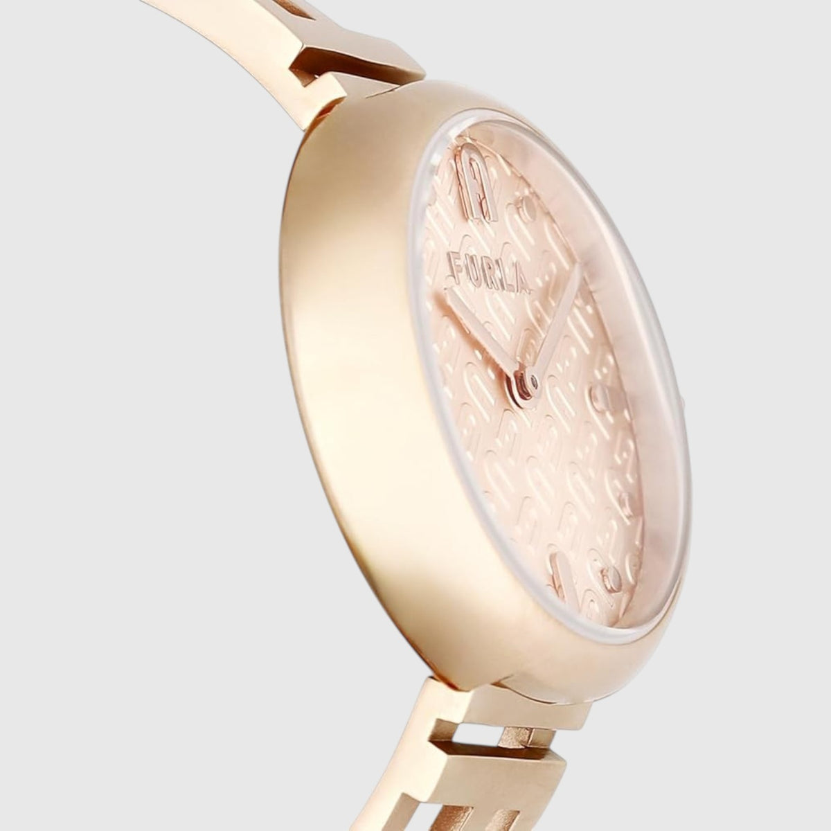 Orologio LIBUTTI Furla in acciaio color oro rosso con quadrante analogico logato e design elegante