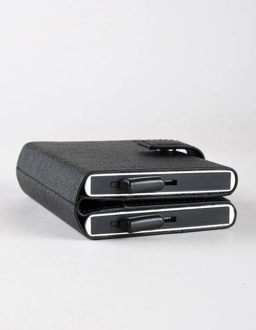 Compact wallet linea Black square per 12 carte di credito