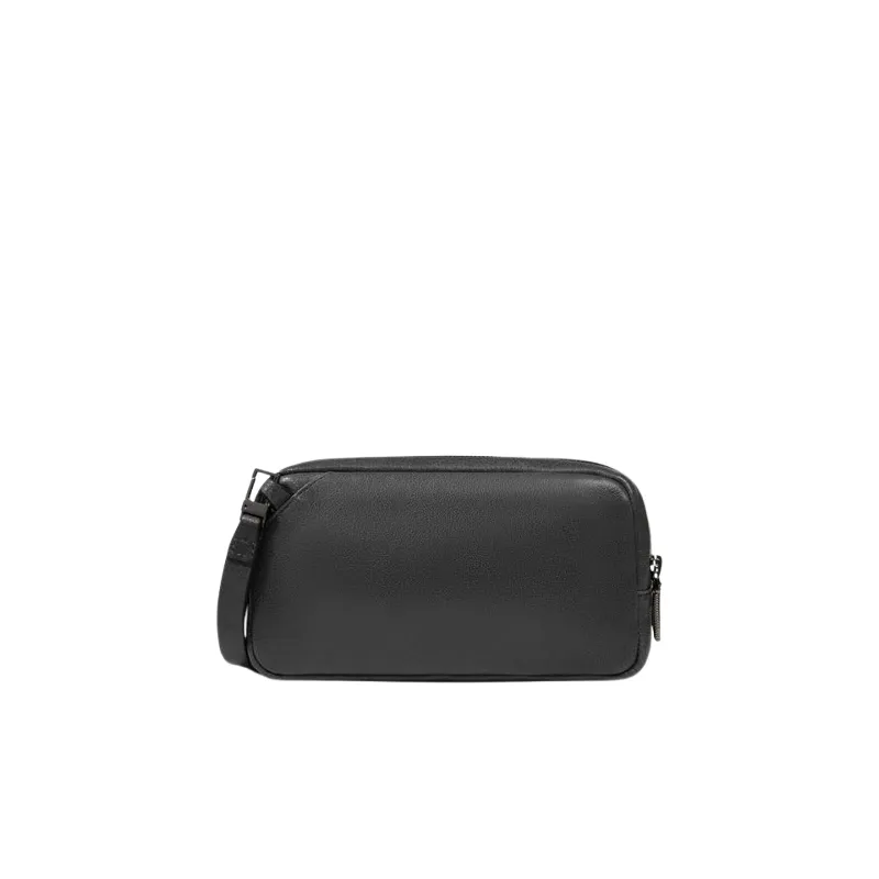 Pochette 2 comparti in pelle
