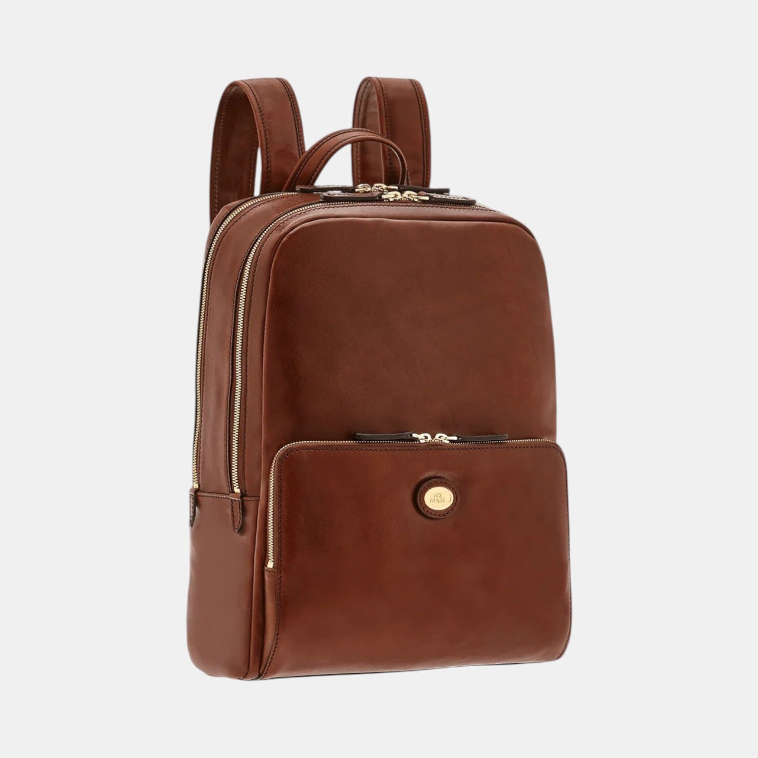 Zaino uomo porta pc 15'' a doppia zip in pelle Story